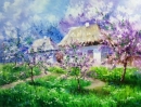 Картина «В вишневом саду», художник Куришко Олег, 0 грн.