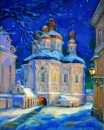 Картина «Лавра зимой», художник Кожина Марина, 0 грн.