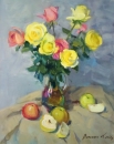Картина «Жовті рози», художник Волошко Карина, 0 грн.