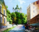 Картина «Андреевская церковь», художник Куришко Олег, 0 грн.