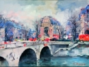 Картина «Pont Sant-Michel», художник Петровский Виталий, 0 грн.