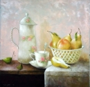 Картина «Натюрморт с грушами», художник Литовка Дмитрий, 0 грн.