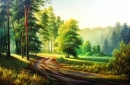 Картина «Утро в лесу», художник Султан Александр, 0 грн.