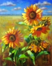 Картина «Квіти Сонця», художник Рудницкая Жанна, 0 грн.