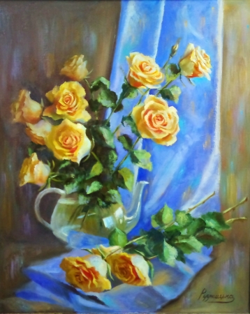 Картина Кремовые розы