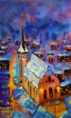 Картина «Казкове місто», художник Матусевич Ирина, 0 грн.