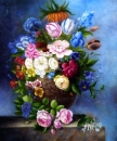 Картина «Букет а античной вазе», художник Литовка Дмитрий, 0 грн.