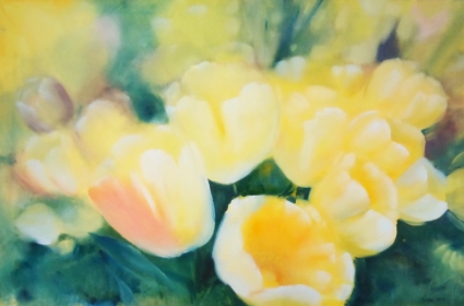 Картина Желтые тюльпаны