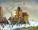 Картина «Снегопад», художник Литовка Дмитрий, 0 грн.