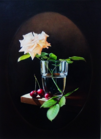 Картина Роза и ягоды