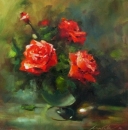 Картина «Розы», художник Лаптева Ольга, 0 грн.