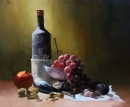 Картина «Бутылка старого вина», художник КО, 0 грн.