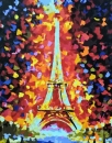Картина «Ночной Париж», художник ФЕ, 0 грн.