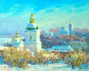 Картина «Зимова Лавра», художник Кутилов Юрий Казимир, 0 грн.