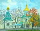 Картина «Ільїнська церква. Поділ», художник Кутилов Юрий Казимир, 0 грн.