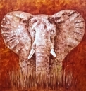 Картина «Любимчик слон», художник Николаевич Татьяна, 0 грн.