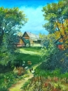 Картина «Во дворе», художник Танский Алексей Демя, 0 грн.