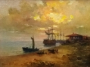 Картина «Пристань», художник Покотило Р.В., 0 грн.