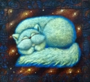 Картина «Кіт-баюн», художник Витановская Раиса, 0 грн.