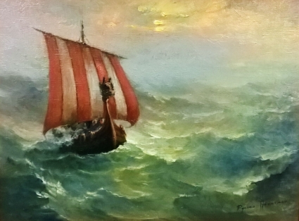 Картина Корабль у морі