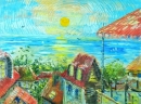 Картина «Город у моря», художник Витановский Павел, 0 грн.