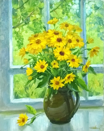 Картина Желтые цветы