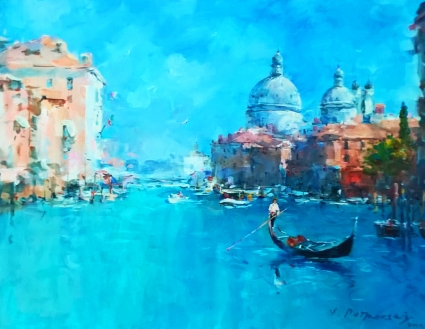 Картина Венеция. Grand river