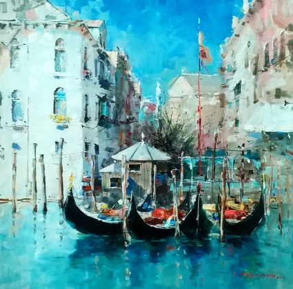 Картина Венеция. Полдень