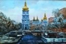 Картина «Снежный Киев», художник Доняев Александр Вас, 0 грн.