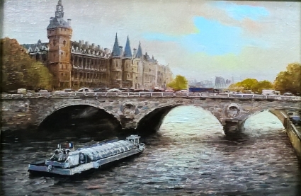 Картина Зимний Париж