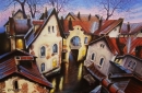 Картина «Казкове місто», художник Синицын Ю.И., 0 грн.