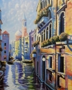 Картина «Солнечная Венеция», художник СЮИ, 0 грн.