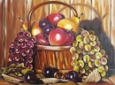 Картина «Корзинка с грушами», художник Есипенко Елена, 0 грн.