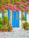 Картина «Греческий дворик», художник НТ, 0 грн.