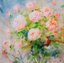 Картина «Чайные розы», художник Панченко Ольга, 0 грн.