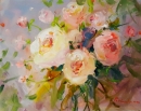 Картина «Чайные розы», художник ПВИ, 0 грн.