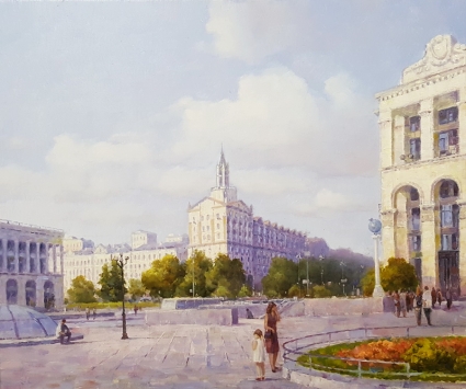 Картина Крещатик. Киев