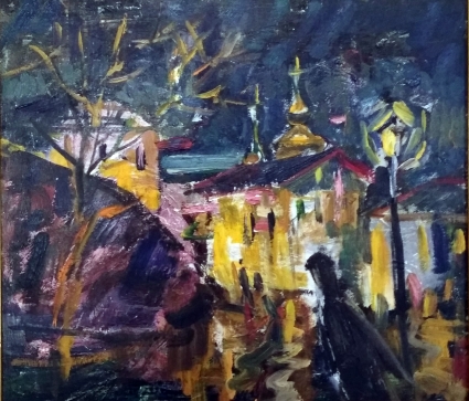 Картина Ночной Киев