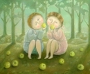 Картина «Райские яблоки», художник ТТ, 0 грн.