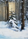 Картина «Зимно», художник Мох Александр, 0 грн.