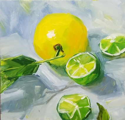 Картина Лимоны и лайм