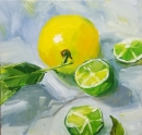 Картина «Лимоны и лайм», художник Бирюкова Наталья, 0 грн.