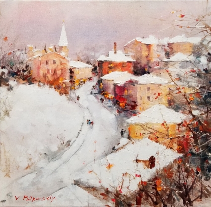 Картина Андреевский зимой