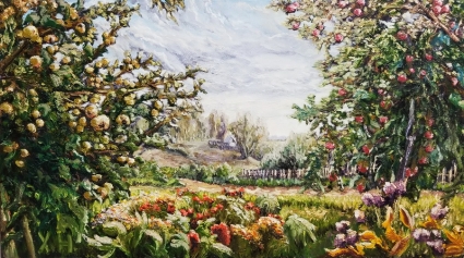 Картина Яблуневий садочок
