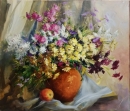 Картина «Чарівні хризантеми», художник Безсмертна Оксана, 0 грн.