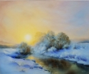 Картина «Морозний зимовий ранок», художник Степанюк Татьяна, 0 грн.