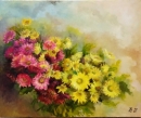Картина «Ранкові квіти -20%», художник Тамара Волощук, 3500 грн.