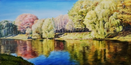 Картина Осіння ріка