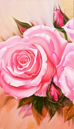 Картина Рожеві троянди