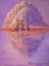 Картина «Зефірне небо (мініатюра)», художник Соколенко Наталя, 0 грн.